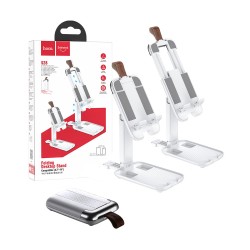 Hoco Desktop Folding Holder S28 Dawn for Smartphones and Tablets (4.7"-14.0") White Hoco Desktop Folding Holder S28 Dawn for Smartphones and Tablets (4.7"-14.0") White